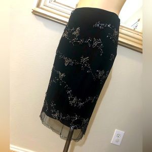 BCBG MazAzria beaded skirt Vintage
